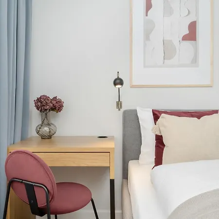 아파트 Elegancki Apartament Z Balkonem I Klimatyzacja By Renters Prestige *